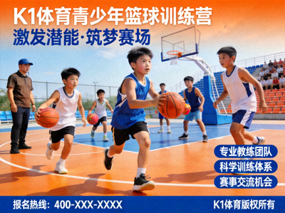 华体育hth官网入口为青少年篮球训练营设计的体育营销活动